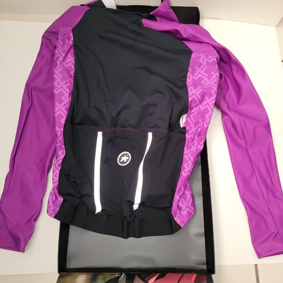 Assos Women's Uma GT Spring Fall Long Sleeve Jersey Violet Size Medium New w/tag - Picture 10 of 11